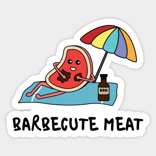 Barbecute Meat Sticker